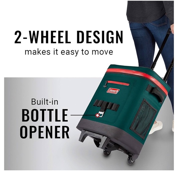 NWT Coleman 42 Can High-Performance Soft Wheeled Cooler - Picture 10 of 11